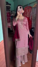 Top-Bottom And Dupatta Set Fully Stitched Ready To Wear