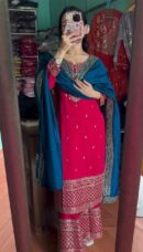 Top-Bottom And Dupatta Set Fully Stitched Ready To Wear