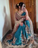 SUIT WITH FULL FLAIR WORK GHARARA