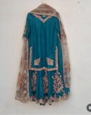 SUIT WITH FULL FLAIR WORK GHARARA
