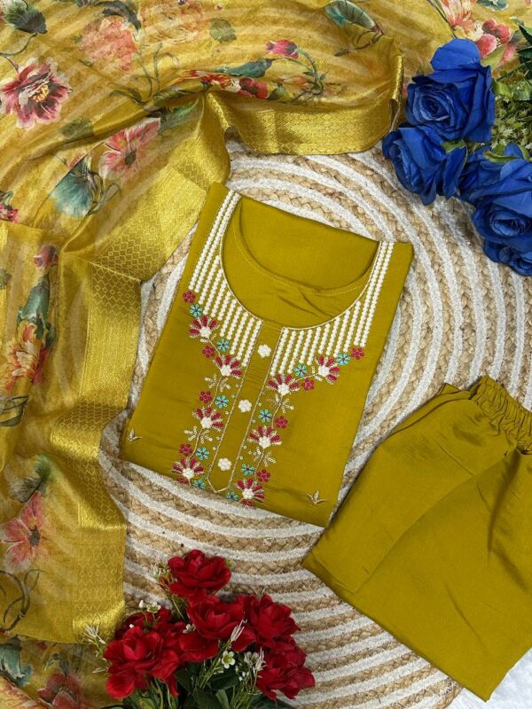 TOP AND PANT WITH FANCY DUPATTA - Image 4