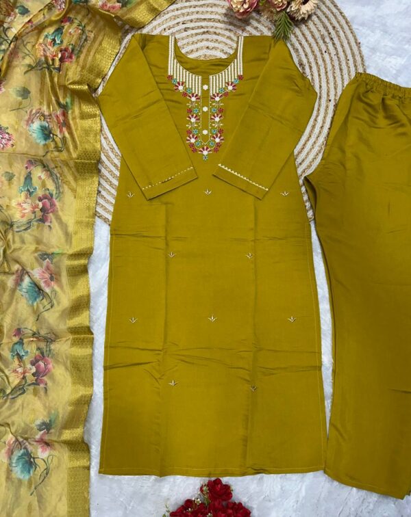 TOP AND PANT WITH FANCY DUPATTA - Image 2