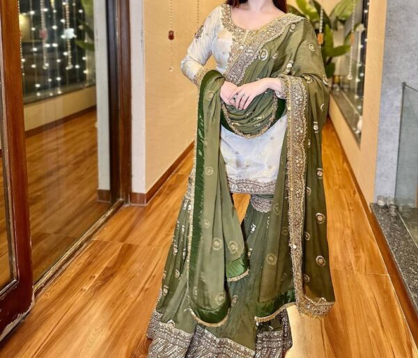 EID SPECIAL SHARARA SET READY TO WEAR FULLY STITCHED