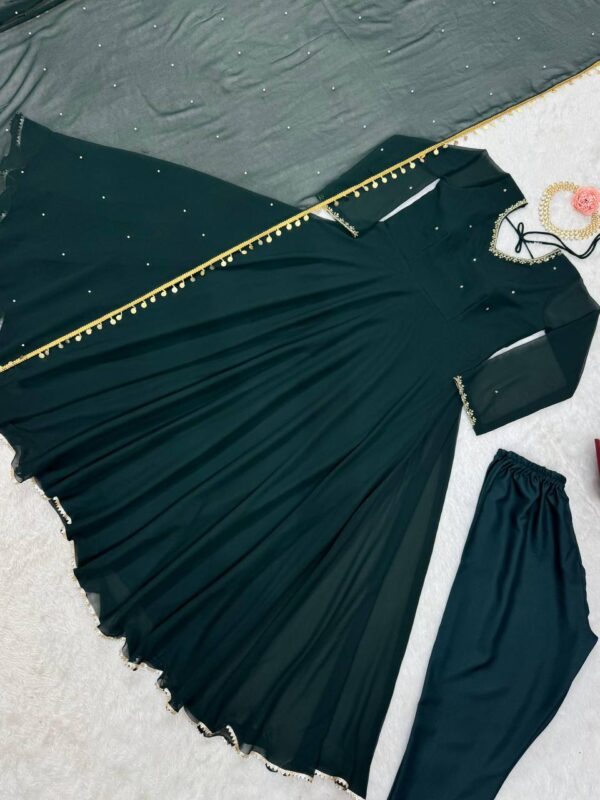 GOWN PANT WITH DUPATTA SET - Image 4
