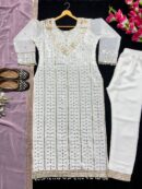 Party Wear Long Pakistani  Suit In Fancy Style