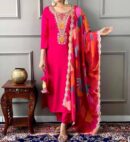 TOP AND PANT WITH FANCY DUPPATA