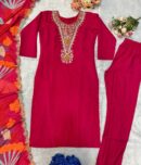 TOP AND PANT WITH FANCY DUPPATA