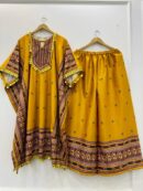 FANCY KAFTAN WITH BOTTOM READY TO WEAR
