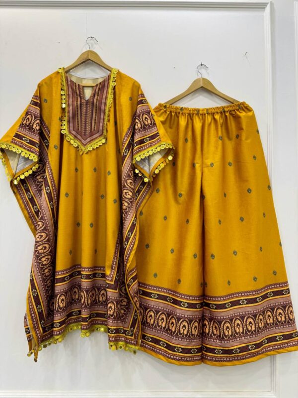 FANCY KAFTAN WITH BOTTOM READY TO WEAR - Image 3