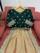 Saree  and blouse  with Coding & Sequnce work.
