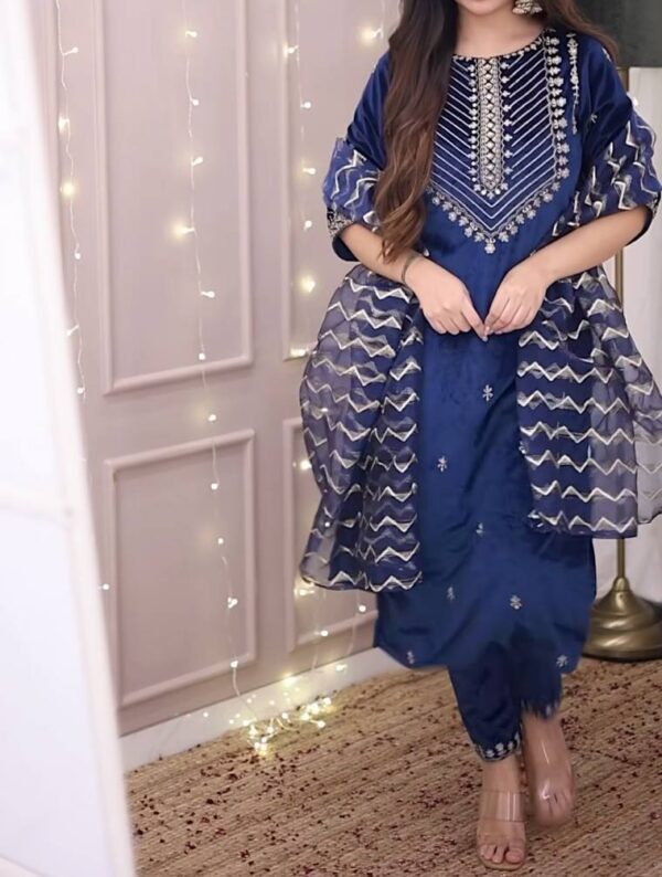 SUIT WITH PANT AND DUPATTA
