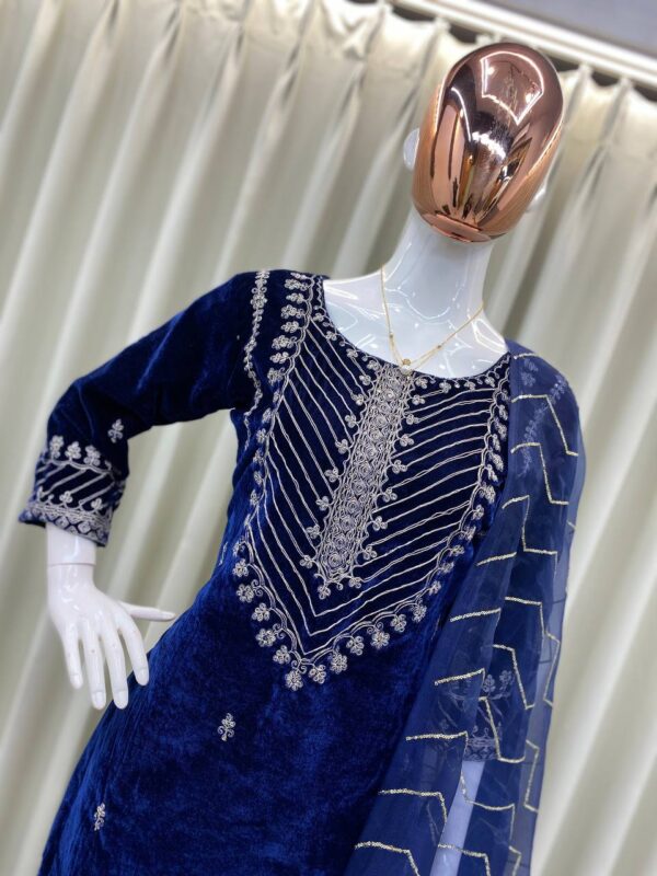 SUIT WITH PANT AND DUPATTA - Image 2