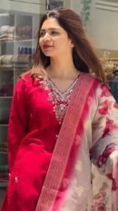 TOP AND PANT WITH FANCY DUPPATA AND EMBROIDERY WORK
