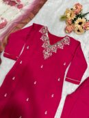 TOP AND PANT WITH FANCY DUPPATA AND EMBROIDERY WORK