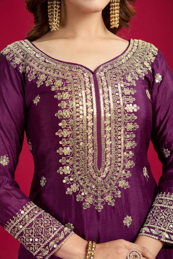Top-Plazo And Dupatta Set With Fully Stitched - Image 9