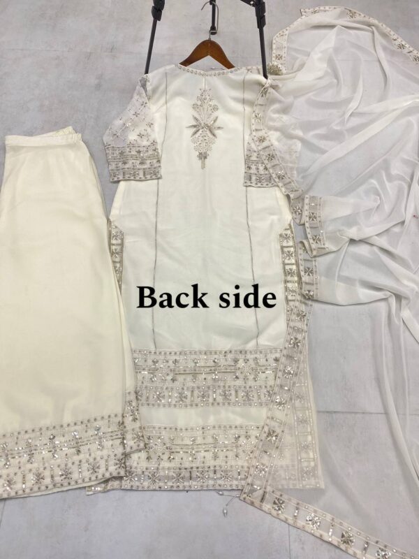 TOP  AND PLAZO WITH DUPATTA - Image 4