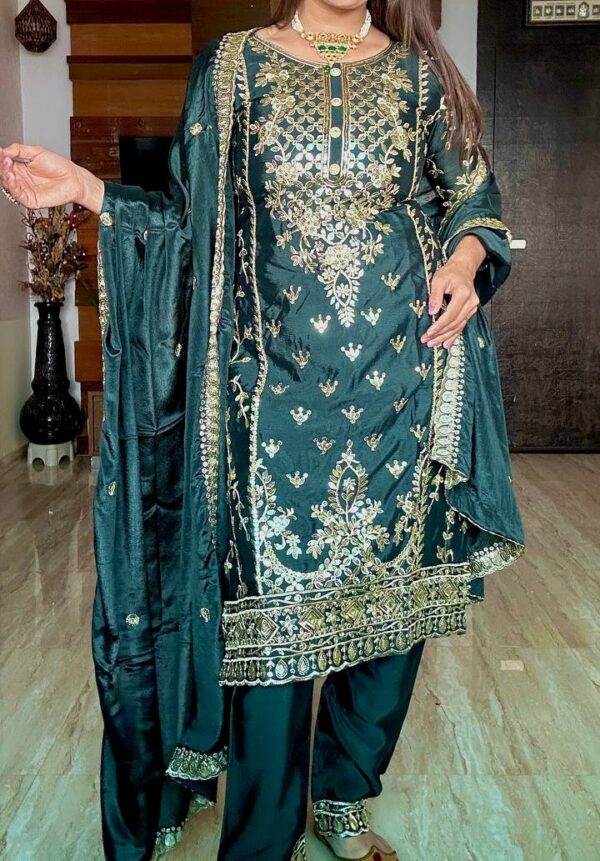 Top-Plazzo and Dupatta Set Fully Stitched Ready To Wear