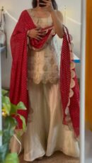 Top Gharara With Dupatta Ready To Wear Fully Stitched