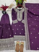 Top-Plazo And Dupatta Set With Fully Stitched