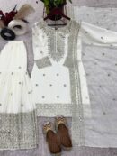 Top-Plazo And Dupatta Set With Fully Stitched