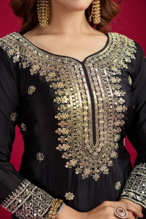 Top-Plazo And Dupatta Set With Fully Stitched - Image 4
