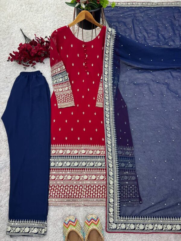 Top Bottom With Dupatta - Image 3
