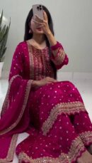 Fancy Top-Dupatta and Fully Stitched Sharara