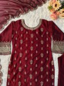 PARTY WEAR TOP AND PANT WITH FANCY DUPPATA