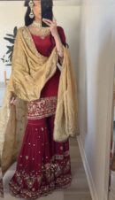 WEDDING SPECIAL GHARARA TOP WITH DUPATTA