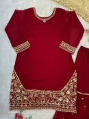 WEDDING SPECIAL GHARARA TOP WITH DUPATTA