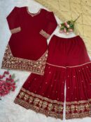 WEDDING SPECIAL GHARARA TOP WITH DUPATTA
