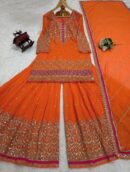 SHARARA TOP WITH FANCY DUPATTA SET