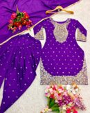 Top-Dhoti and Dupatta Set Fully Stitched Ready To Wear