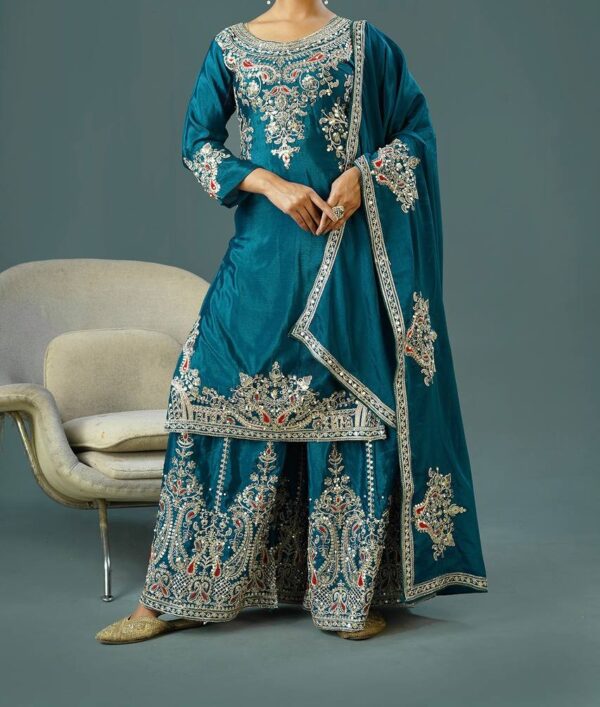 Top-Bottom And Dupatta Set Fully Stitched Ready To Wear