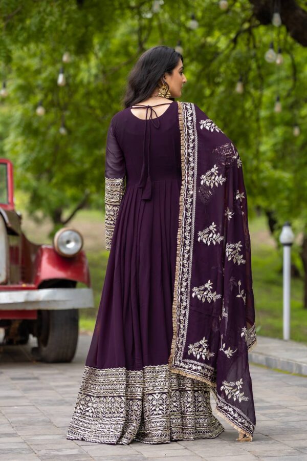 Gown With Fully Stiched and Dupatta Ready to Wear Collection - Image 4