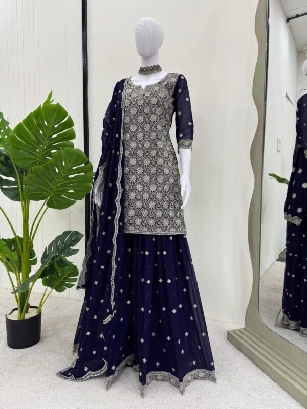 TOP PLAZZO WITH DUPATTA READY TO WEAR - Image 3