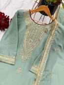 Top-Bottom And Dupatta Set  Ready To Wear