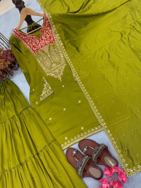 READYMADE TOP SARARA PLAZZO & DUPATTA COLLECTIONS - Image 3