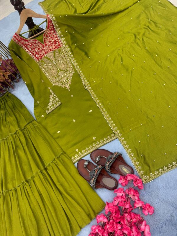 READYMADE TOP SARARA PLAZZO & DUPATTA COLLECTIONS - Image 2