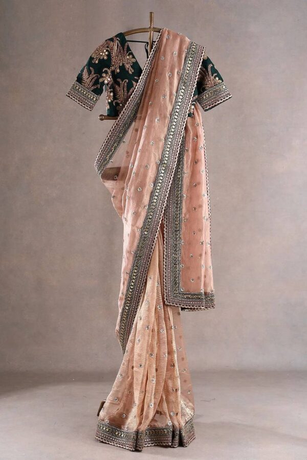 Designer Saree on Twil Net Febric with  blouse