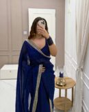Designer Saree on Havy Organza Silk Febric with blouse