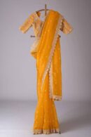 Designer Saree with Thred & Sequnce work and blouse
