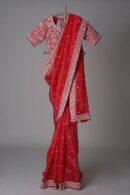 Designer Saree with Thred & Sequnce work and blouse