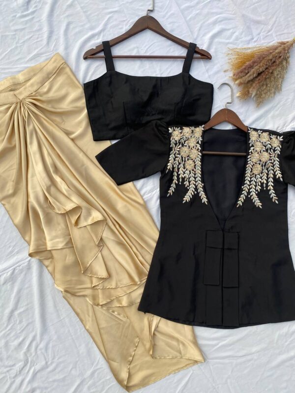NEW THREE PIECE WESTERN OUTFIT FOR TRENDY WEDDING SEASON - Image 4