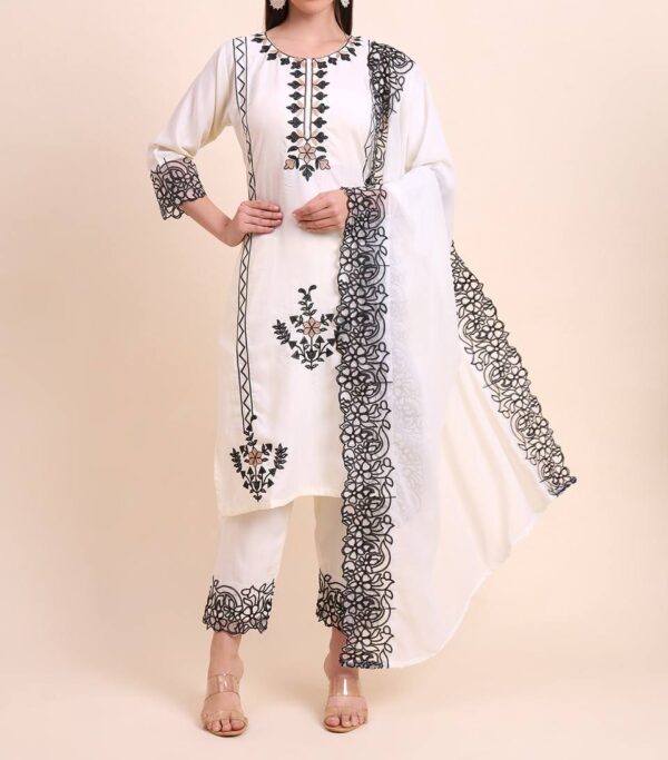SUMMER FANCY KURTI PANT WITH DUPATTA