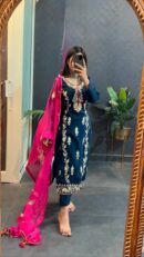 Party Wear Look Top-Dupatta and Fully Stiched Bottom