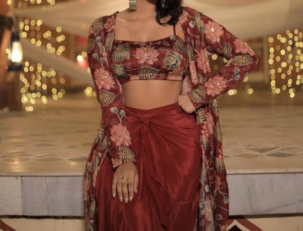NEW THREE PIECE WESTERN OUTFIT FOR TRENDY WEDDING SEASON - Image 2