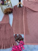 PREMIUM DESIGNER READYMADE TOP PLAZZO WITH DUPATTA