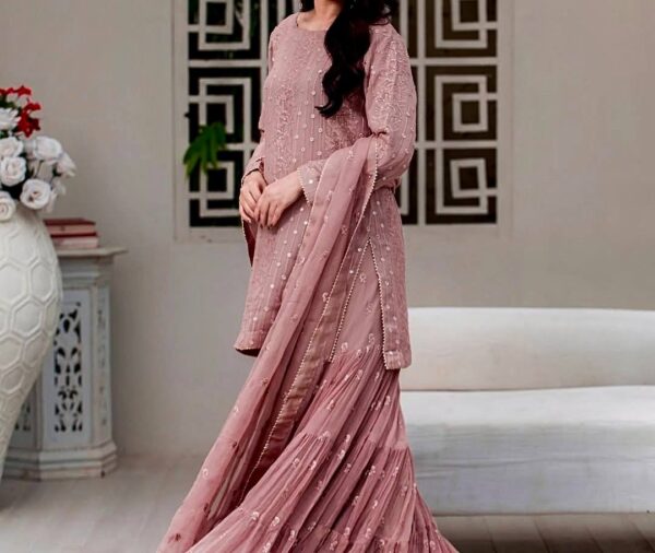 PREMIUM DESIGNER READYMADE TOP PLAZZO WITH DUPATTA - Image 3