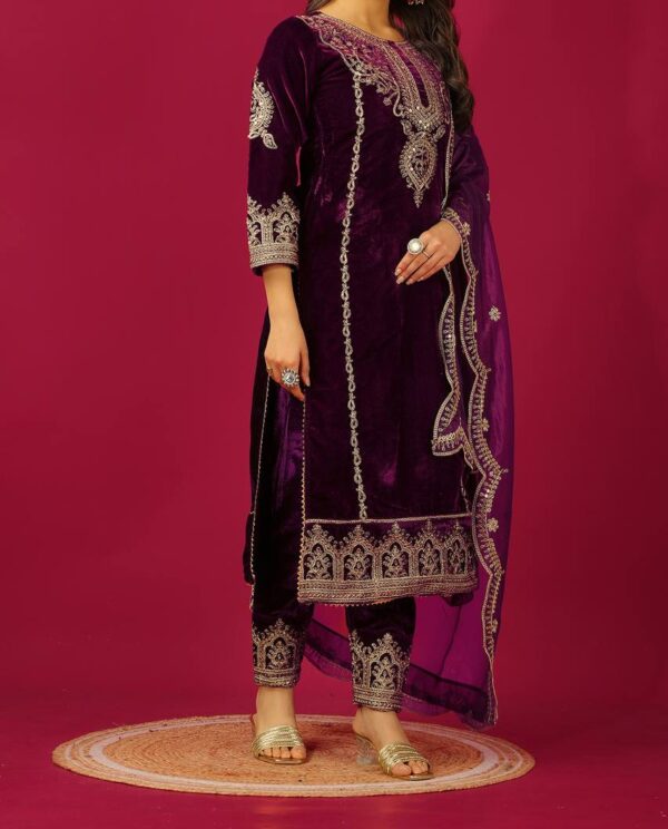 Party Wear Look Top-Dupatta and Fully Stiched Bottom